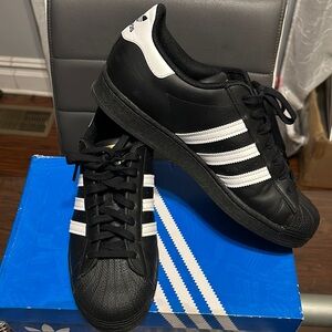 Adidas Black and White Sneakers